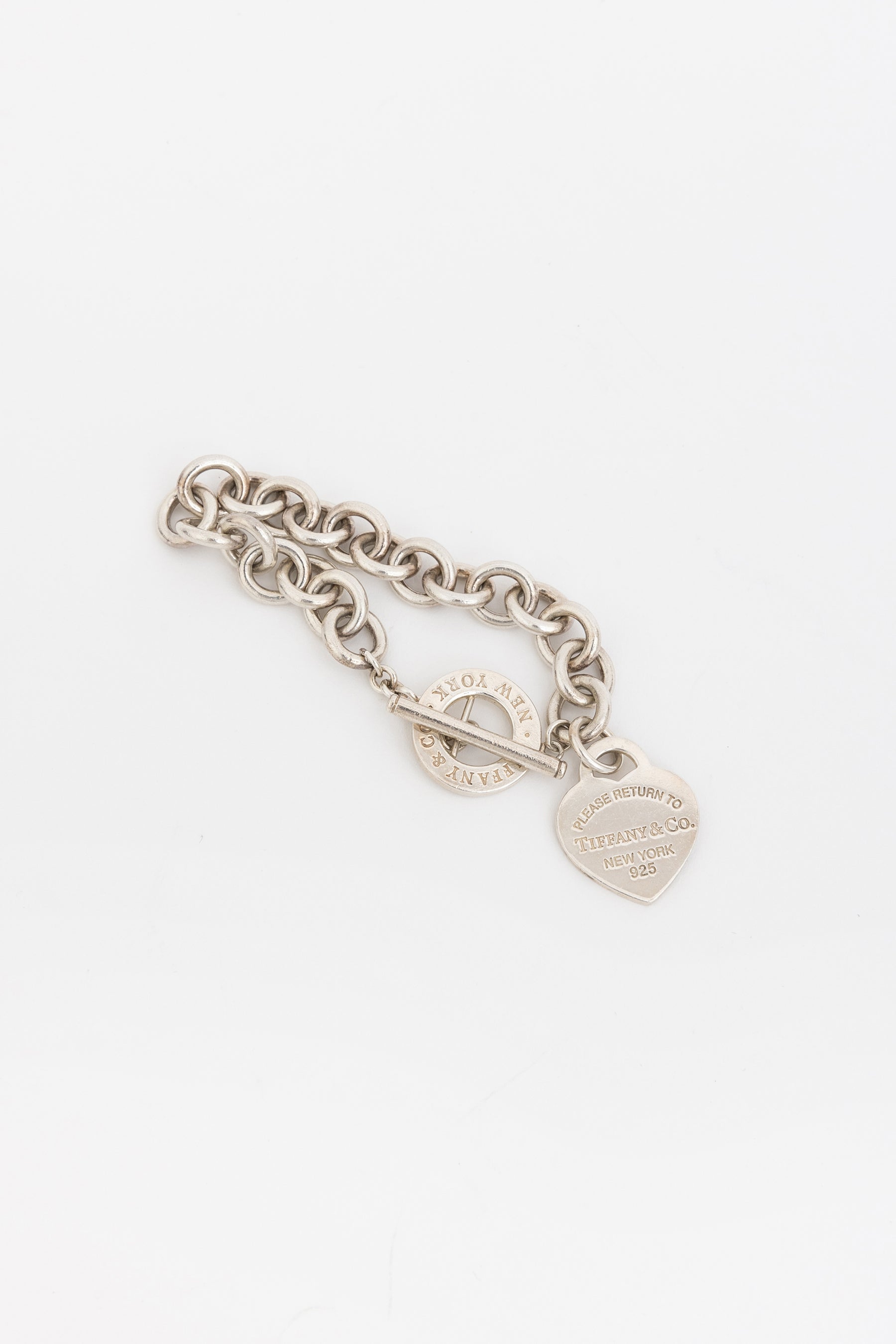 Silver Heart Chain Bracelet