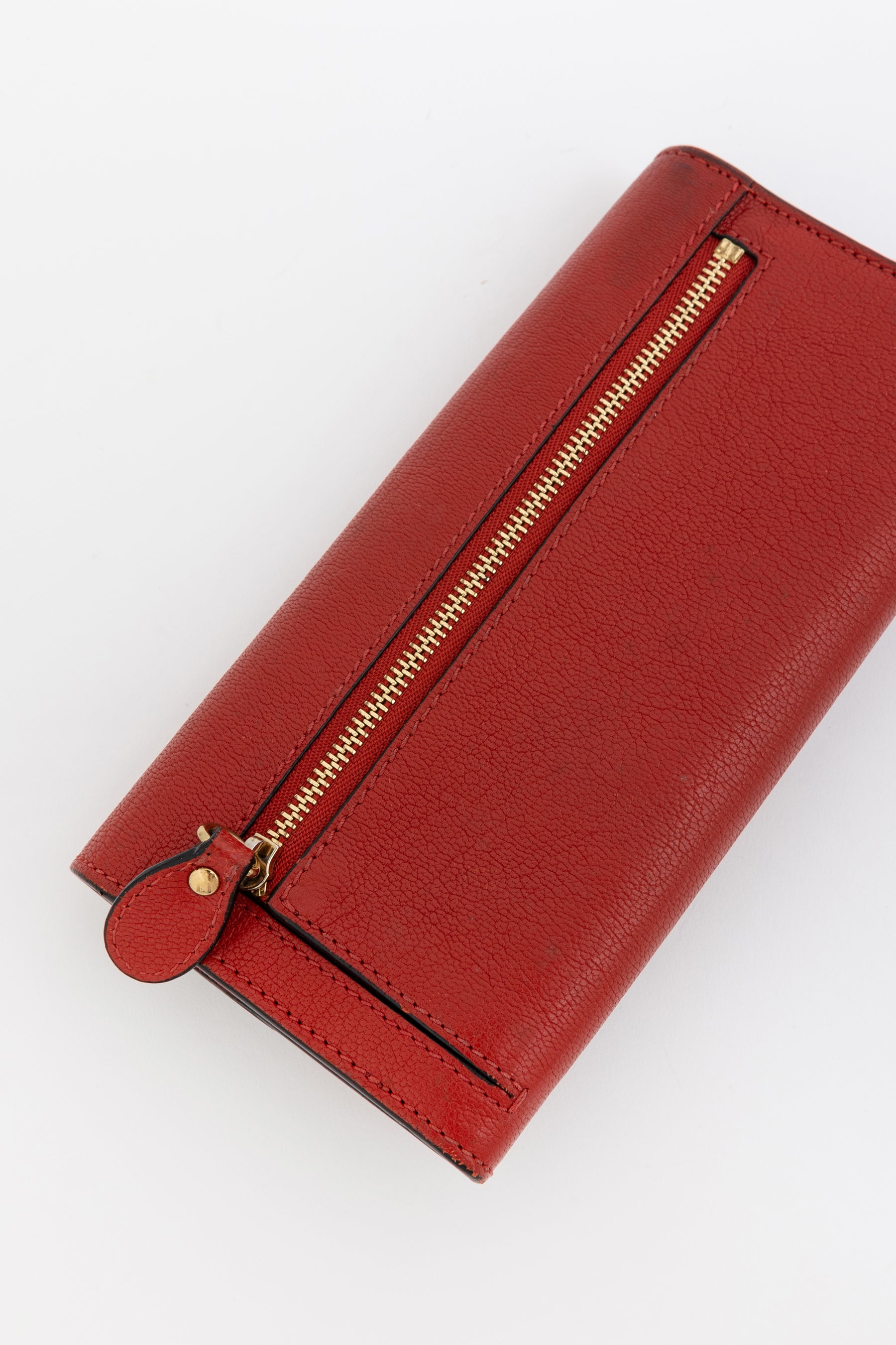 Leather Long Wallet