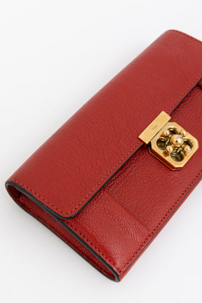 Leather Long Wallet