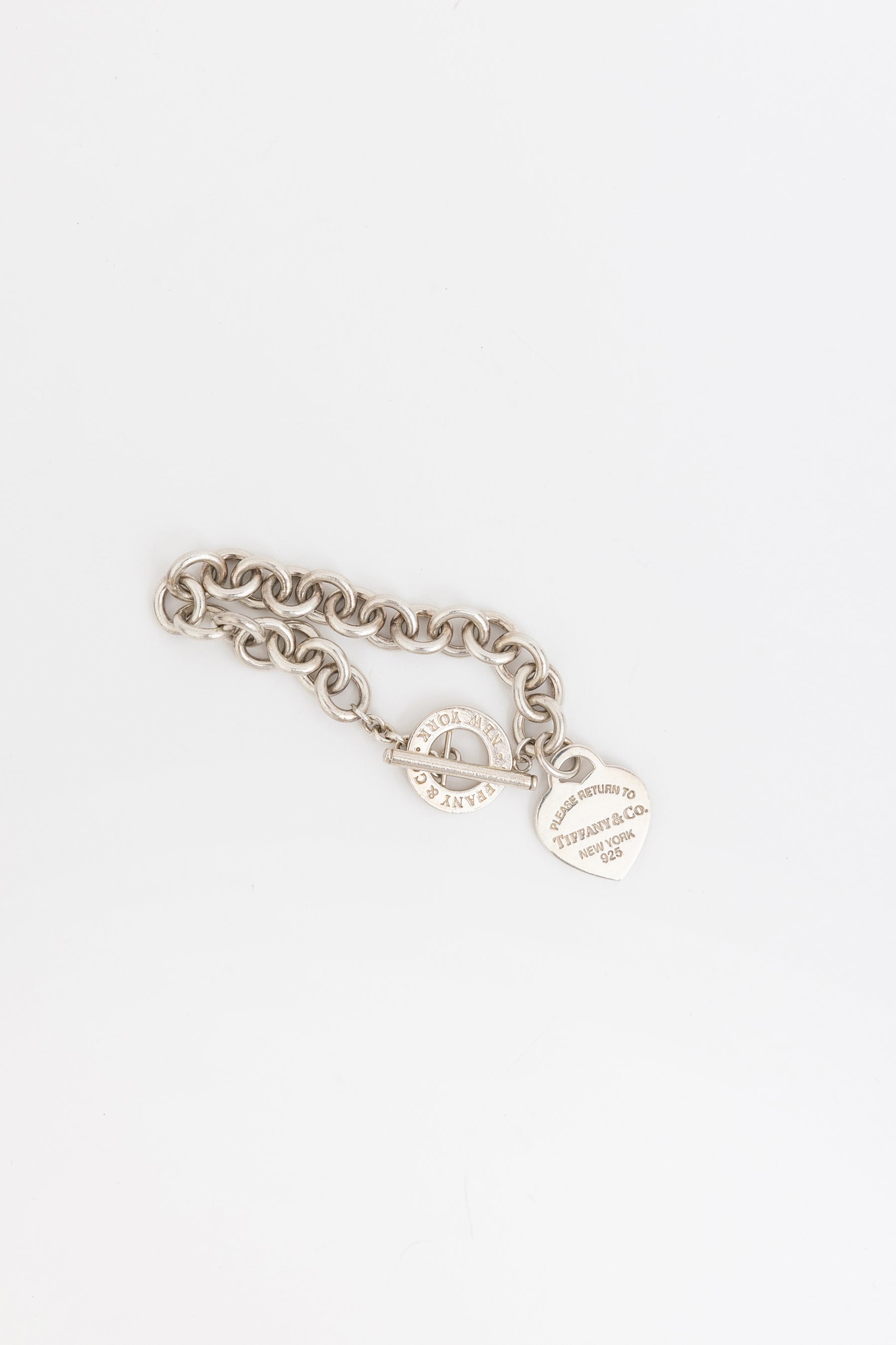 Silver Heart Chain Bracelet