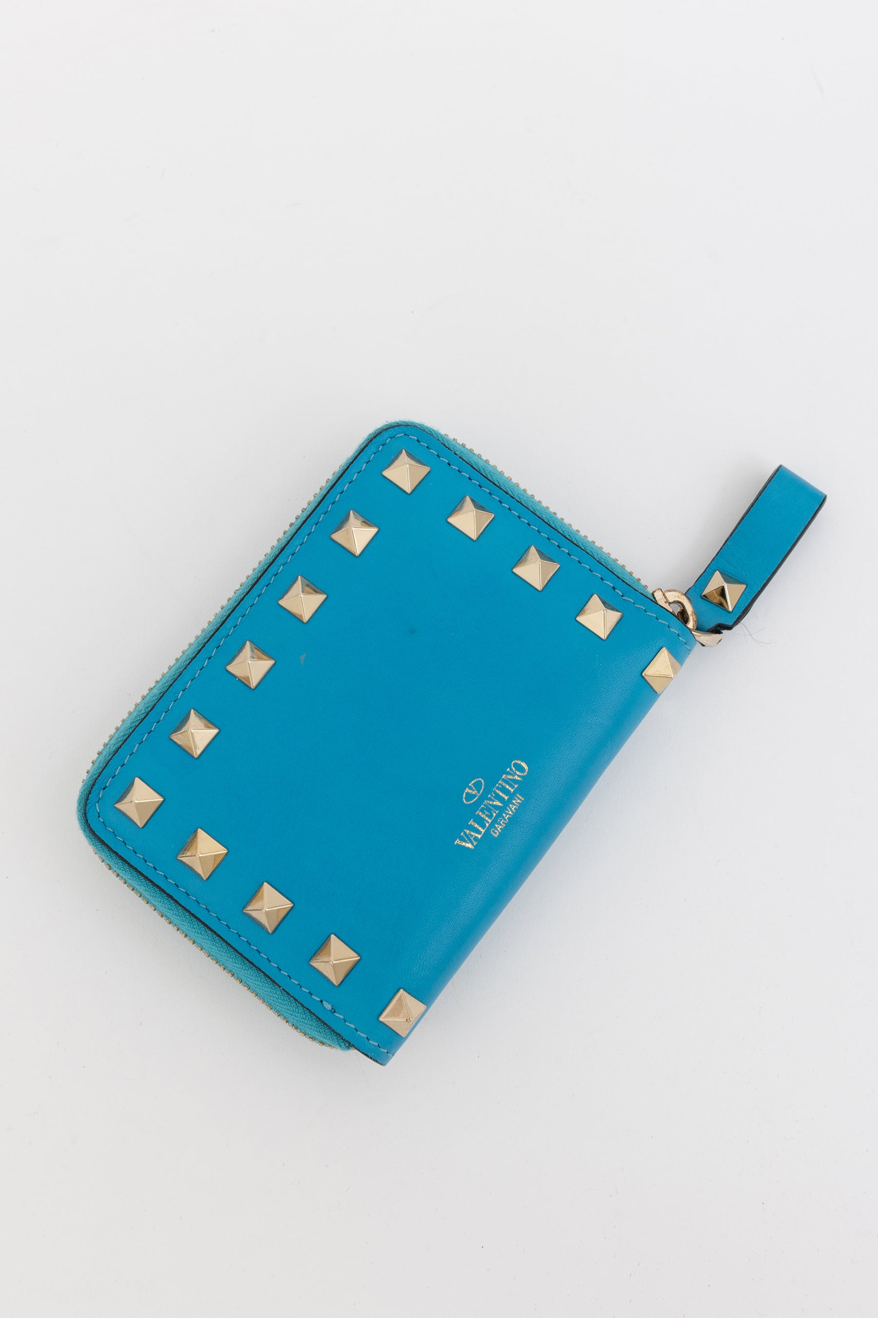 Rockstud Zip Around Wallet