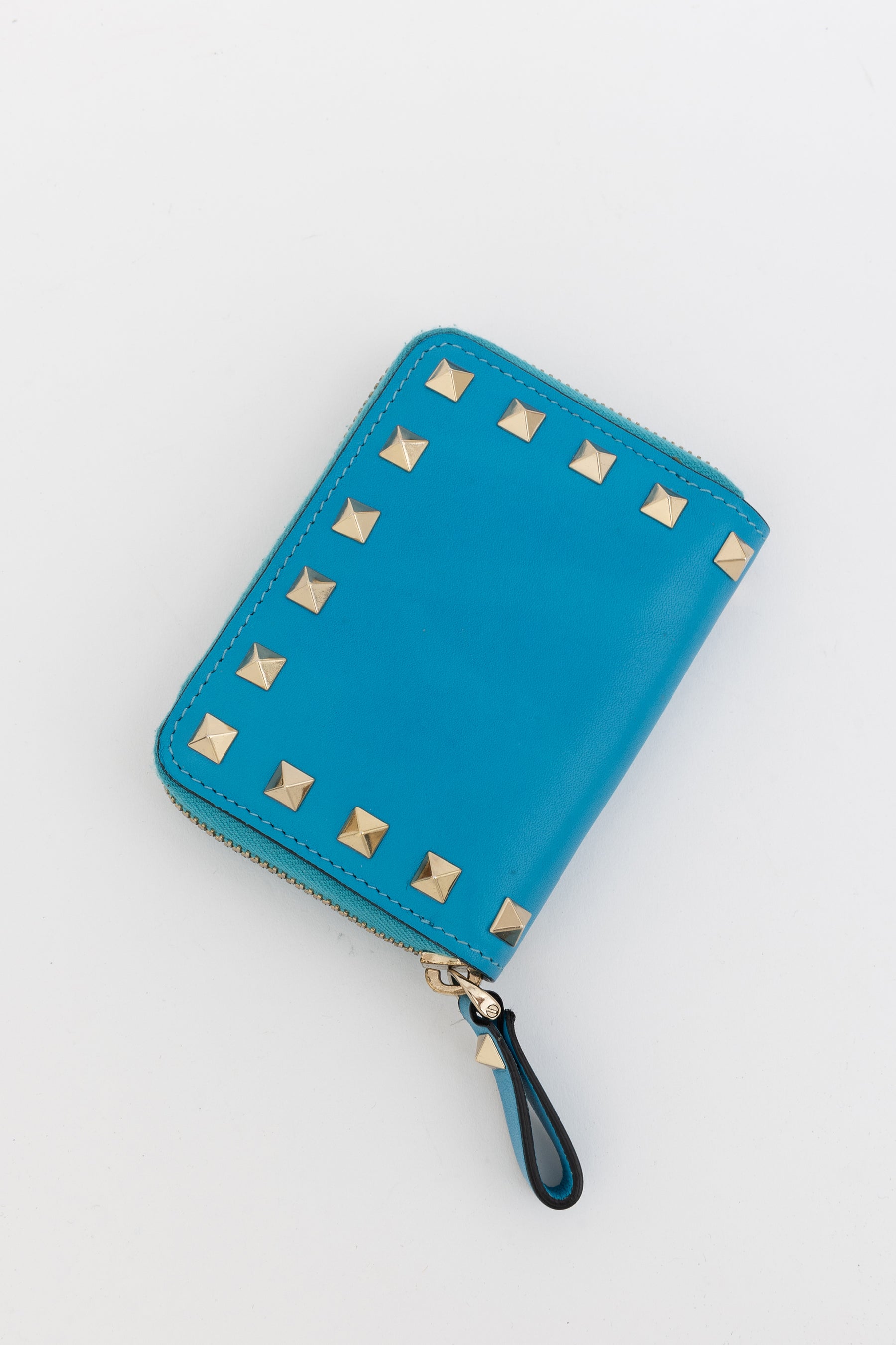 Rockstud Zip Around Wallet