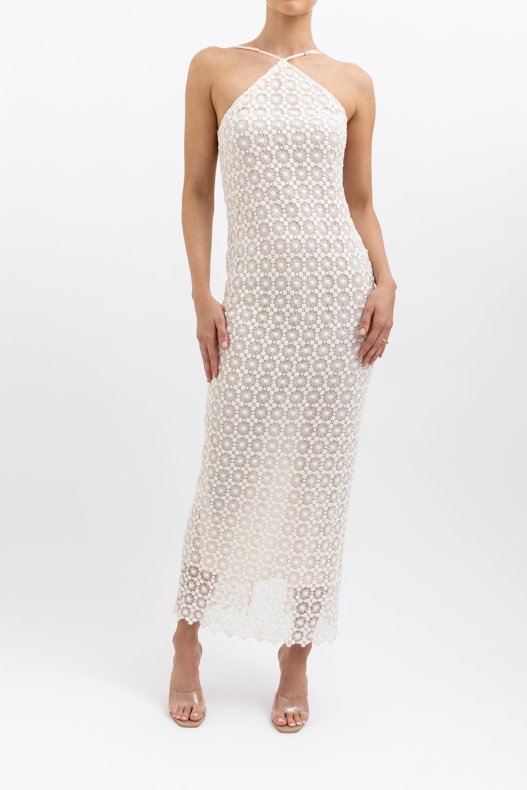 Yve Lace Midi Dress