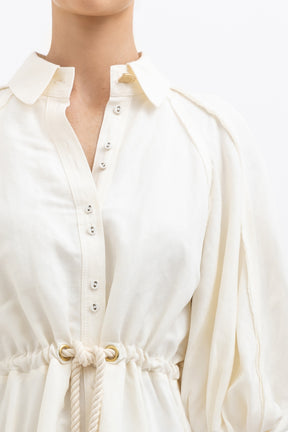 Estate Belted Shirt Dress