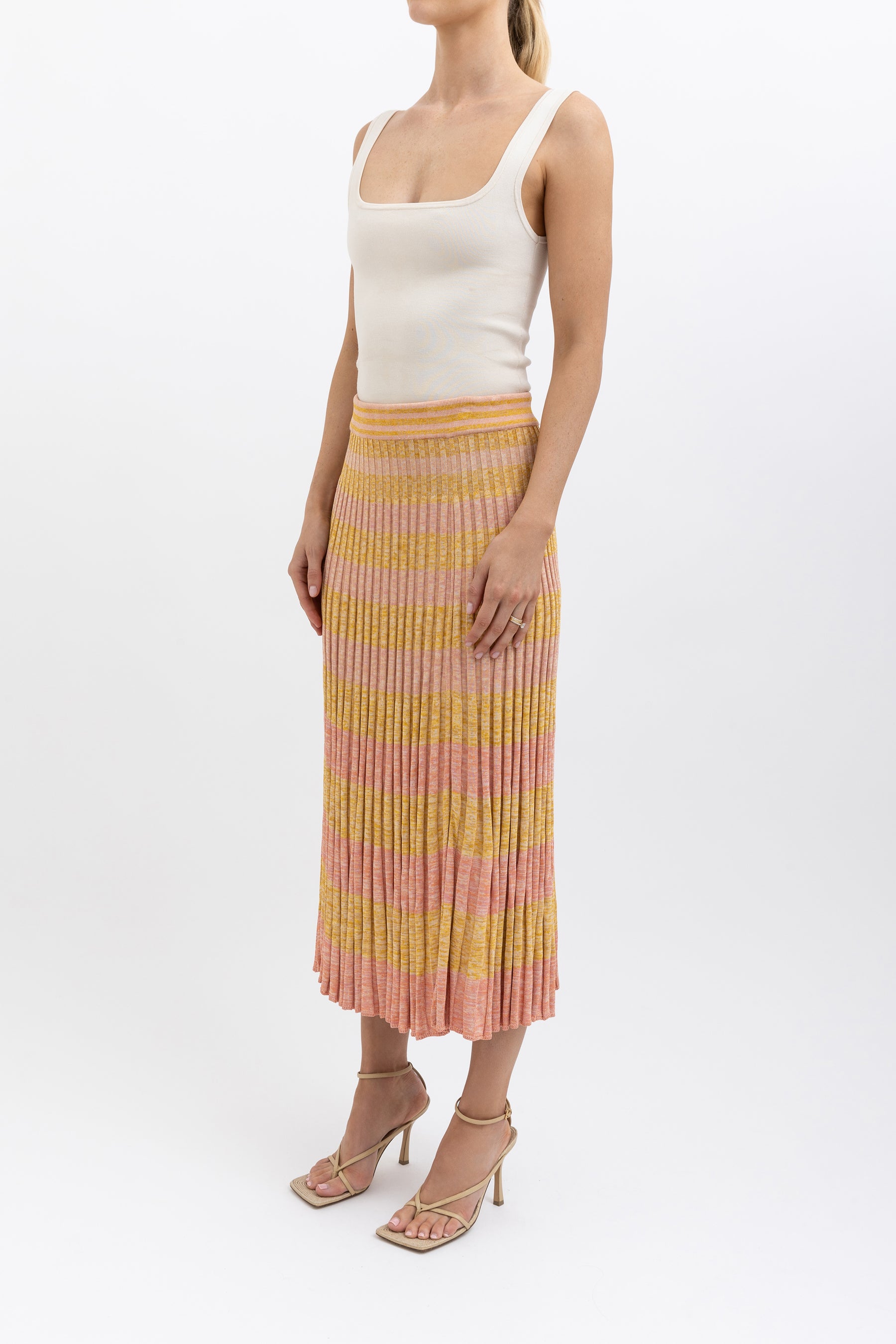 Postcard Knit Skirt