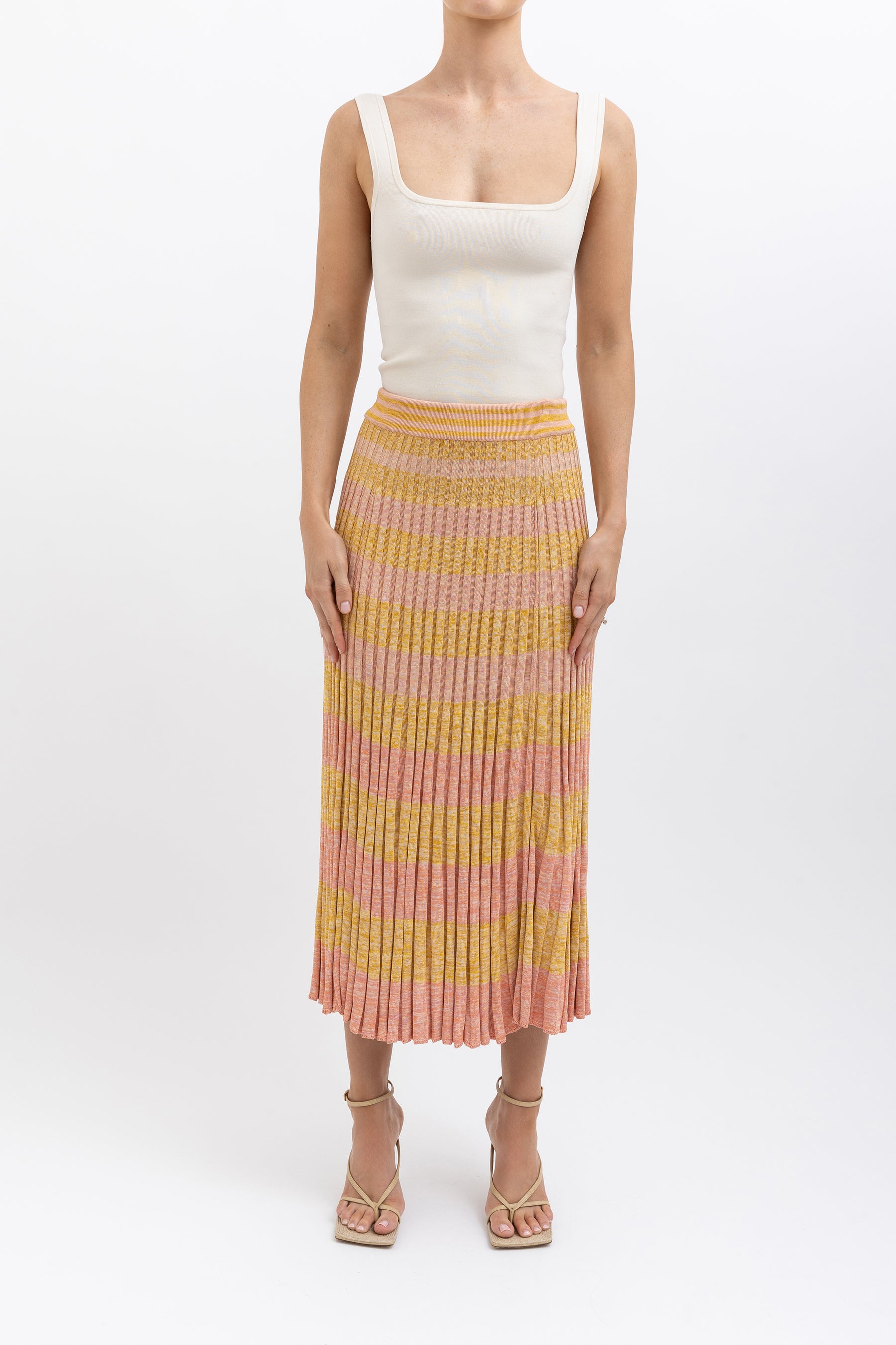 Postcard Knit Skirt