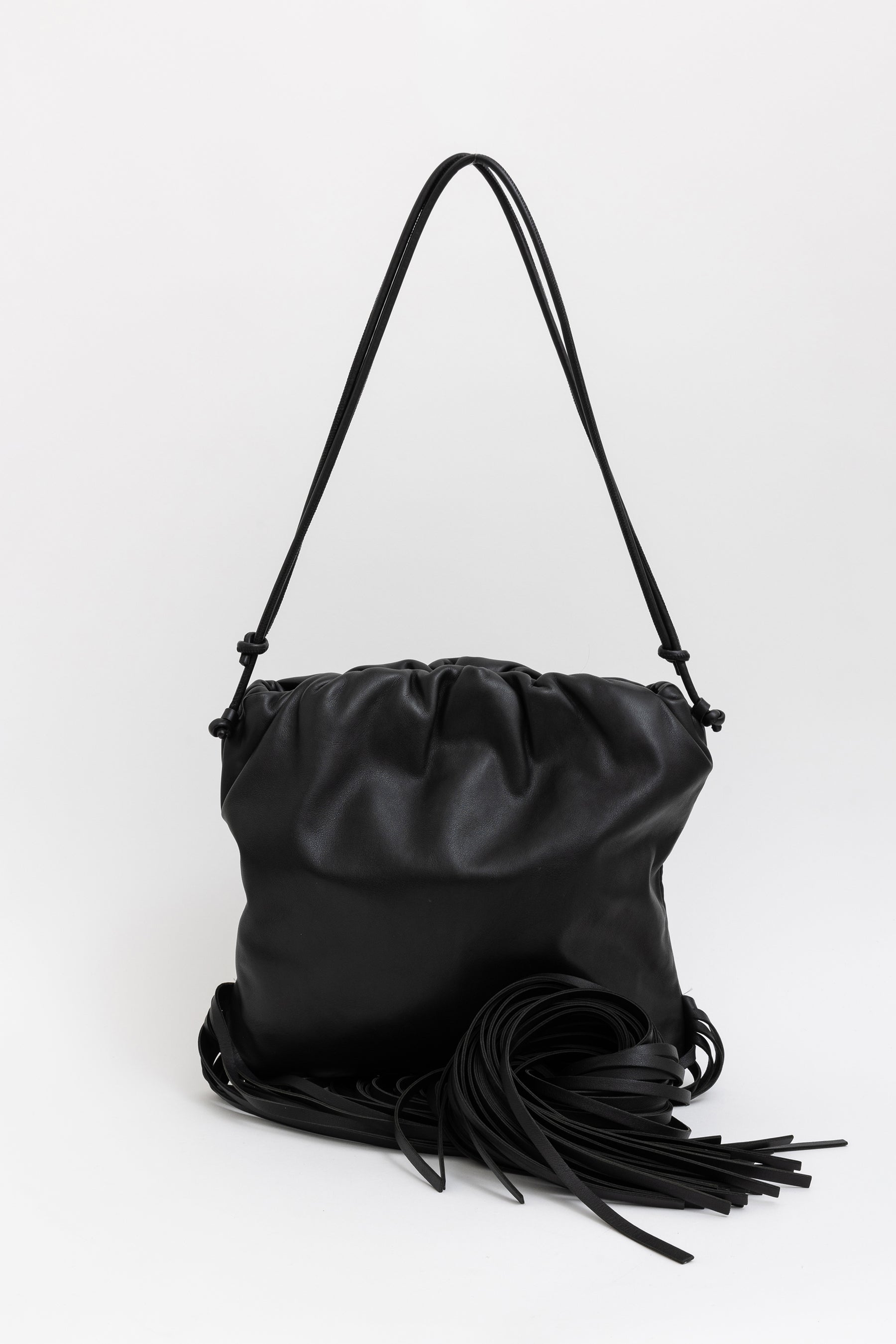 Fringed Pouch Shoulder Bag