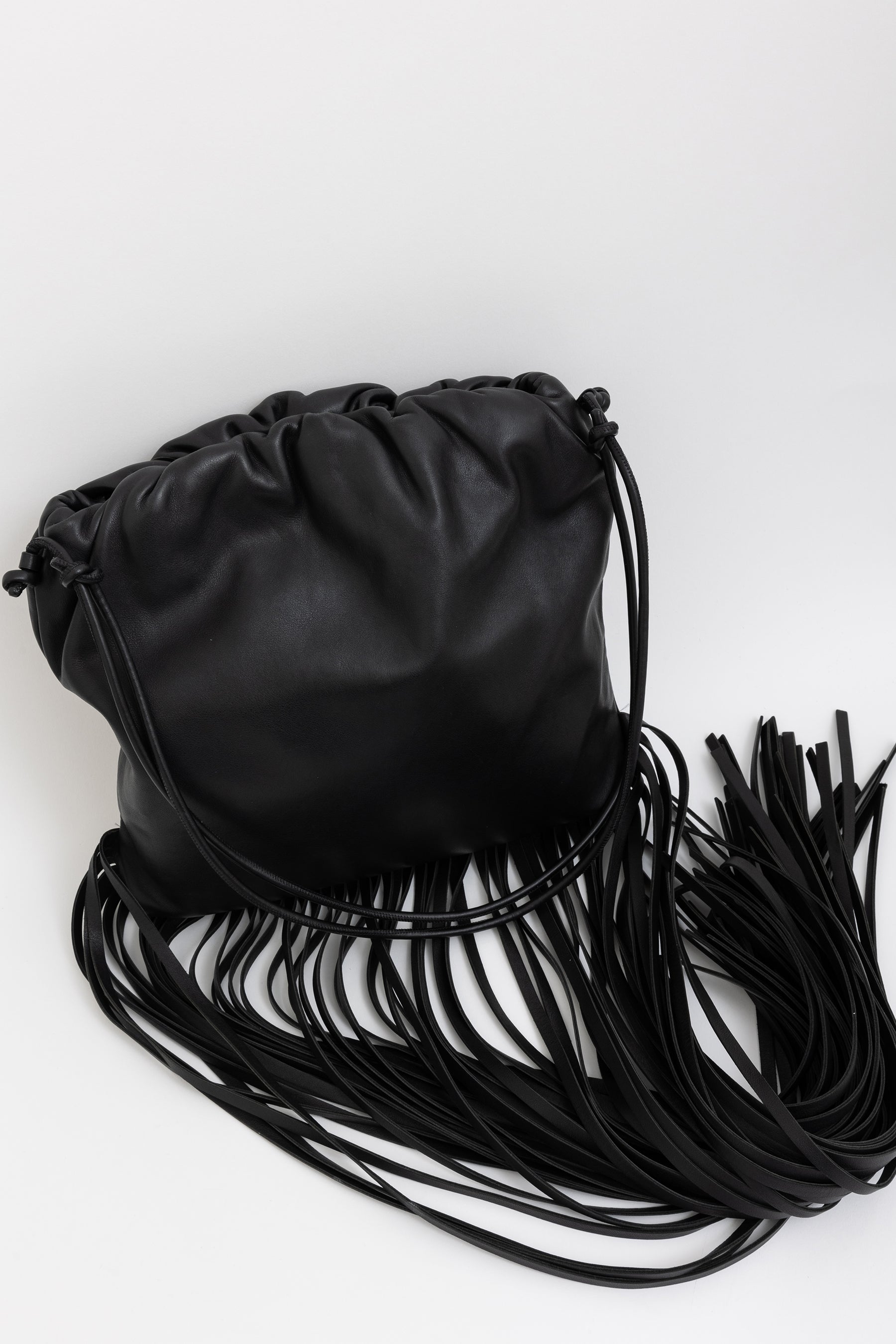 Fringed Pouch Shoulder Bag