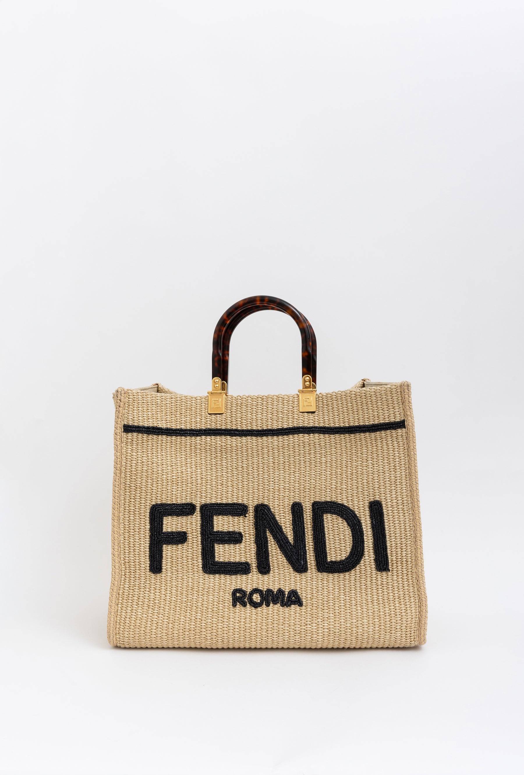 Raffia Medium Sunshine Shopper Tote