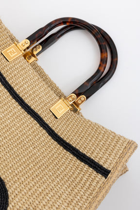 Raffia Medium Sunshine Shopper Tote