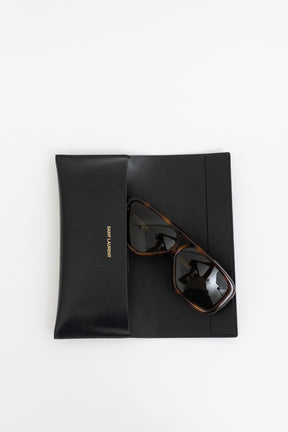 Tortoiseshell Aviator Sunglasses