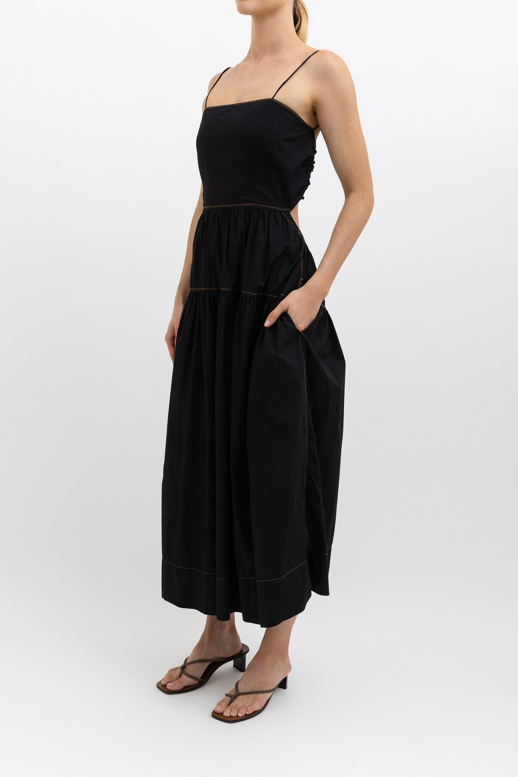 Bassike black dress hotsell