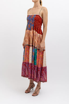 Kaleido Tiered Maxi Dress