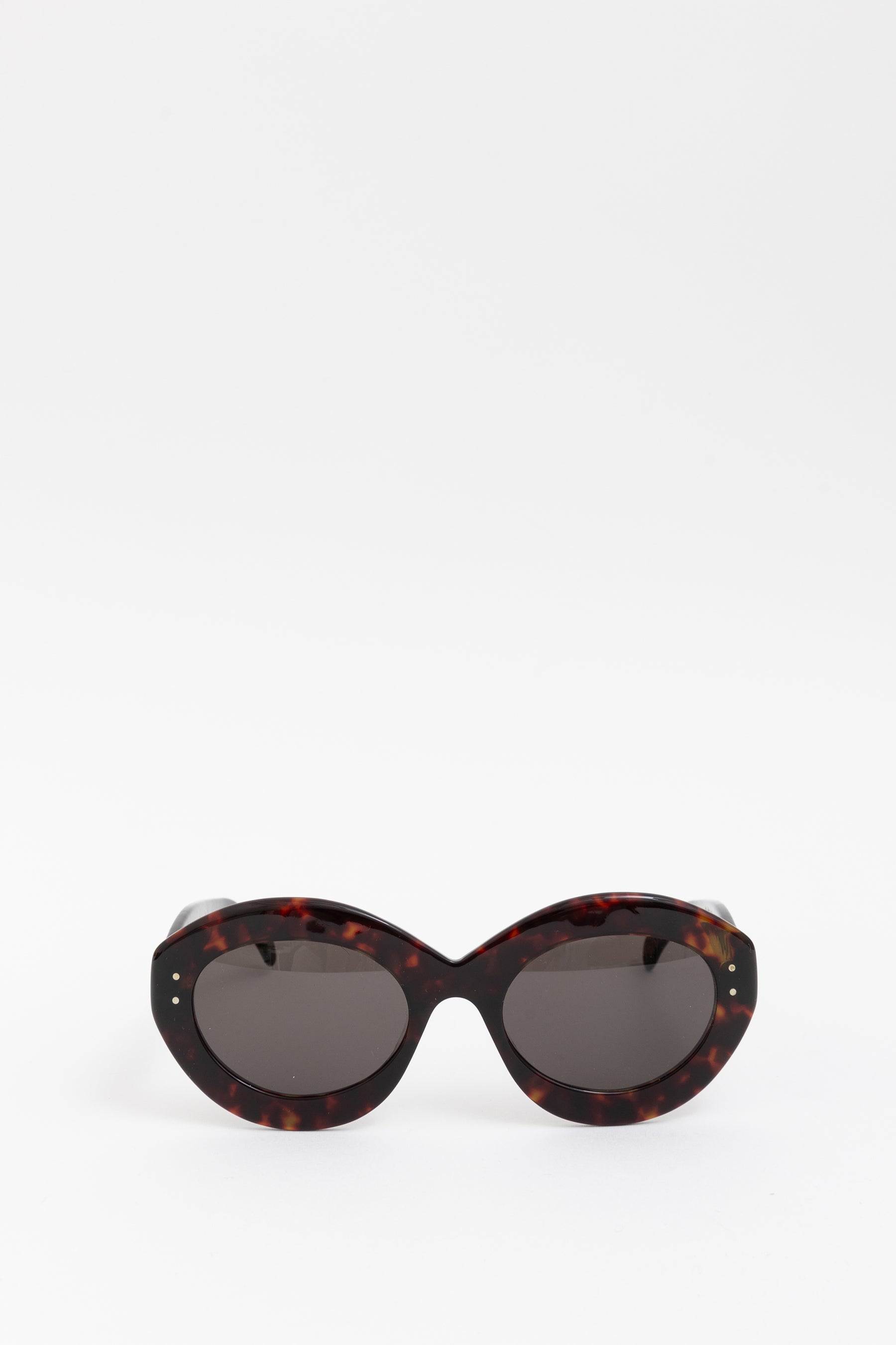 Oval Sunglasses Tortoishell