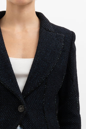 Tweed Cropped Blazer