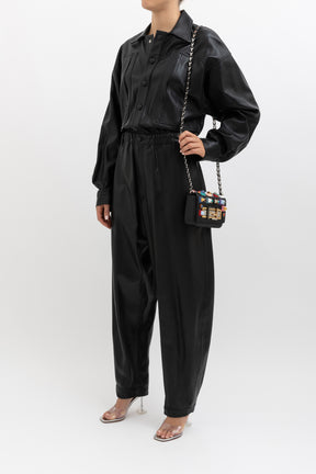 Vegan Leather Boilersuit