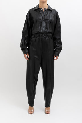 Vegan Leather Boilersuit