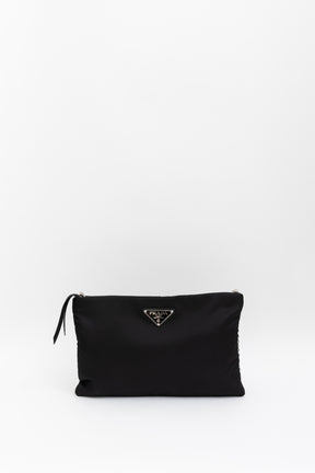 Tessuto Nylon Clutch Bag