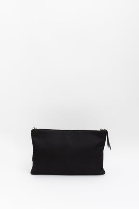 Tessuto Nylon Clutch Bag