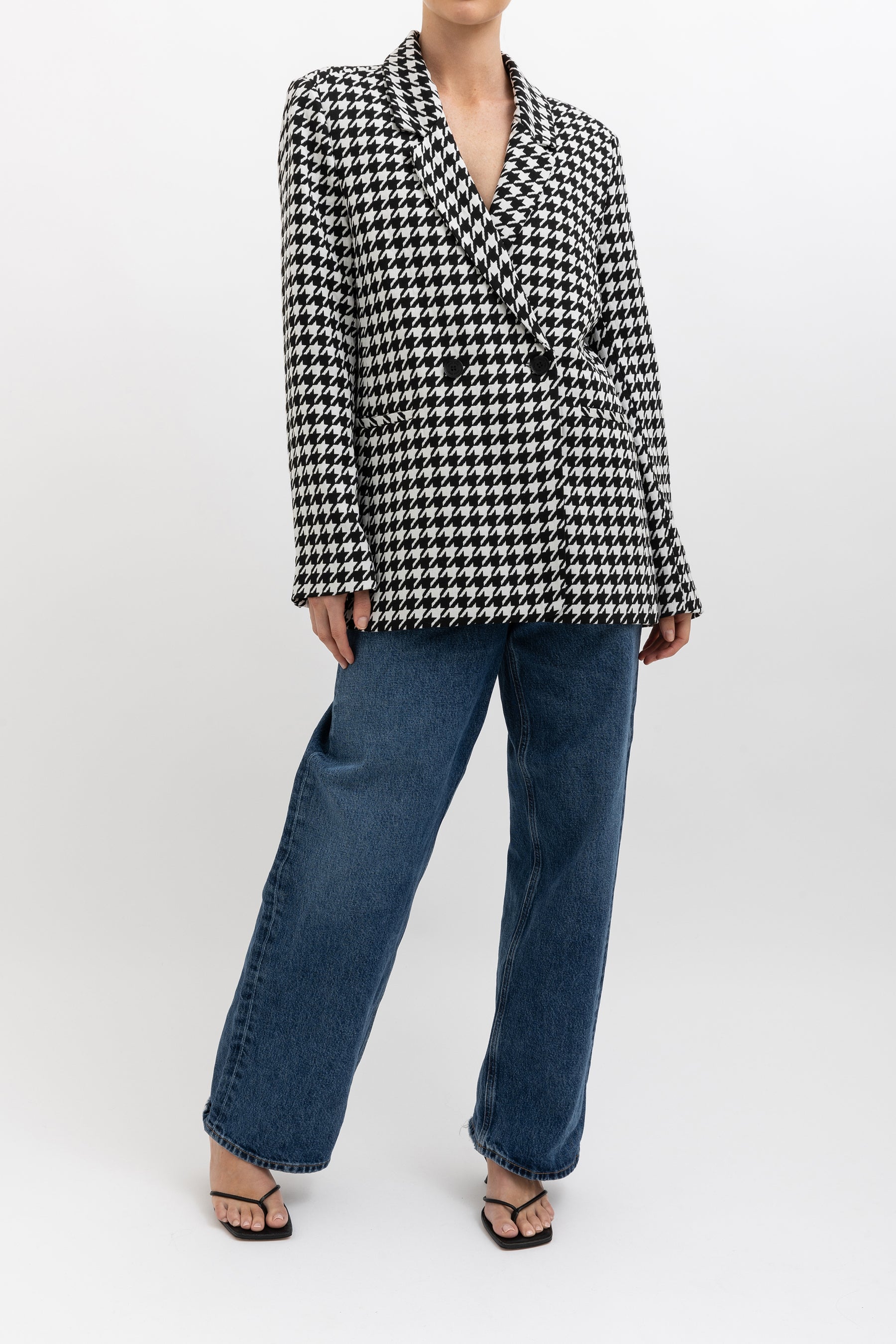 Houndstooth Blazer