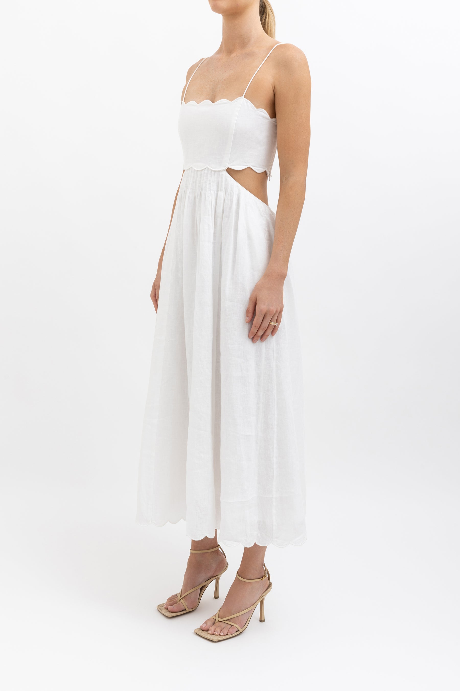 Devi Cut Out Midi Dress