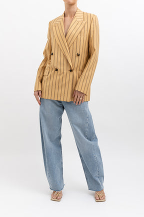 Pinstripe Blazer