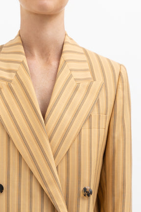 Pinstripe Blazer