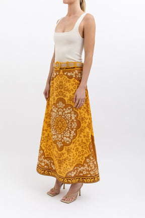 Raie Floral Maxi Skirt