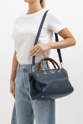 Tote With Bamboo Handles