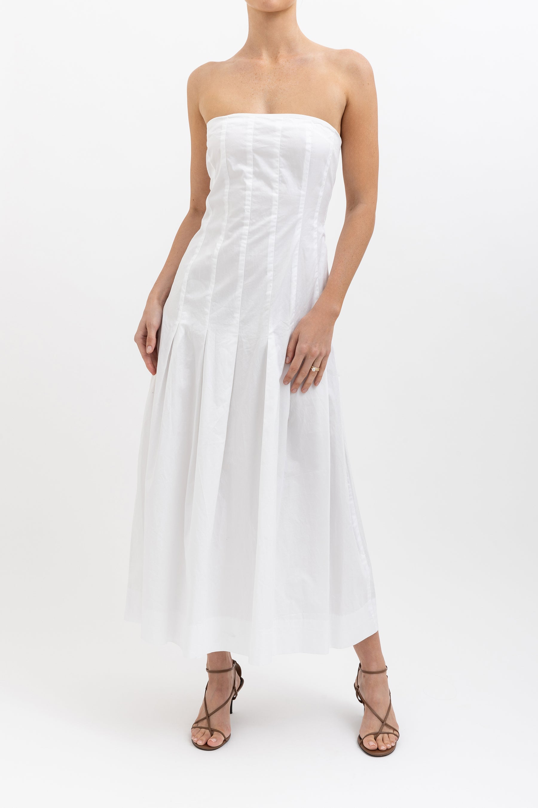 Strapless Cotton Dress