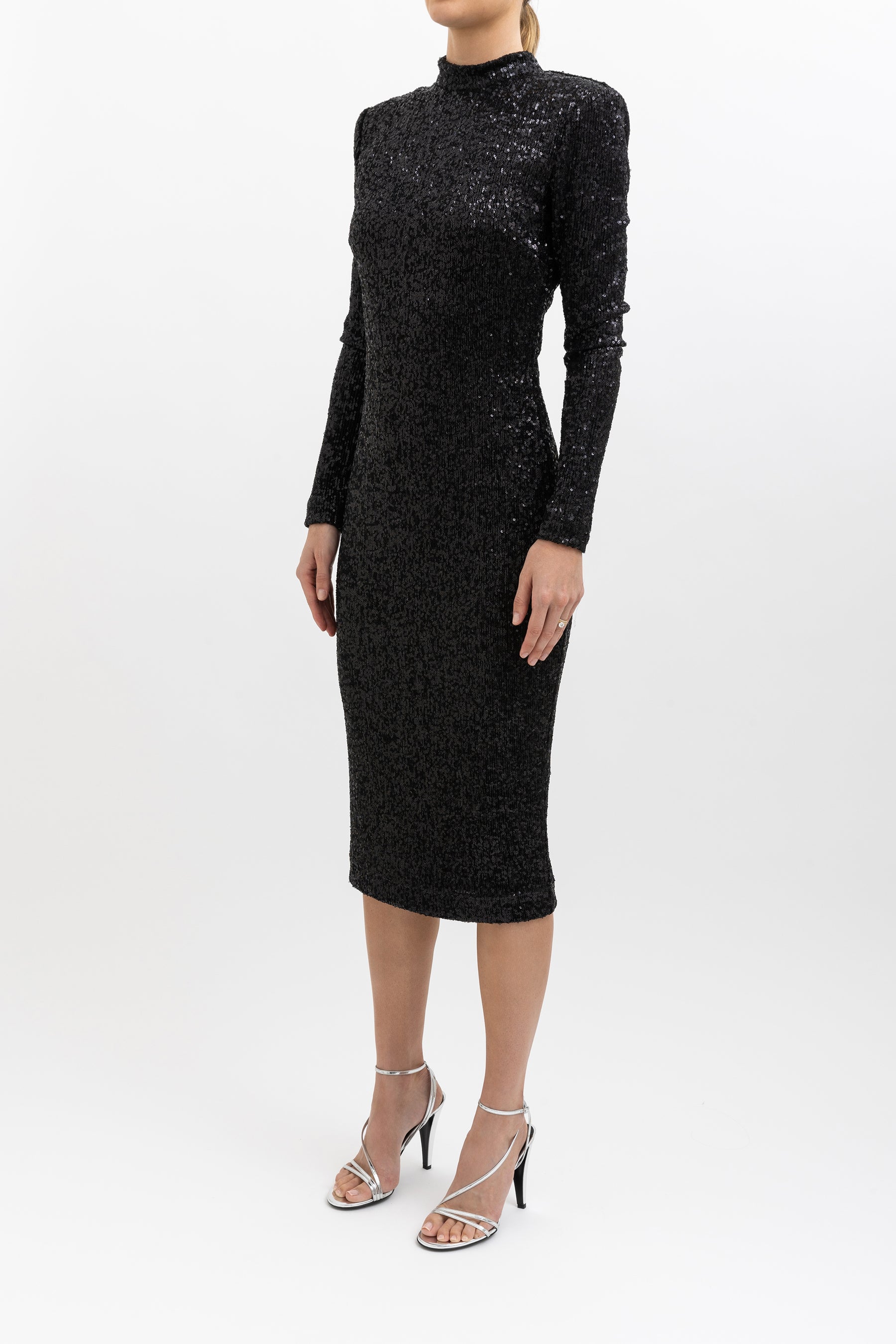 Mica Sequined Midi Dress