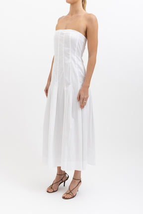 Strapless Cotton Dress