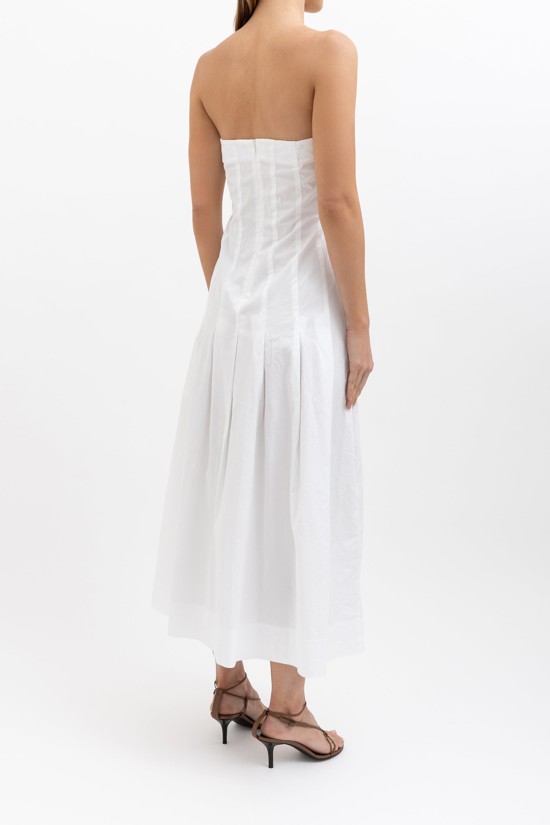 Strapless Cotton Dress