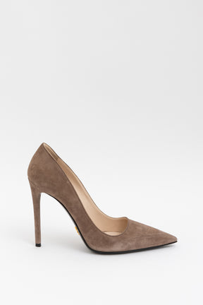 Suede Pointed Pump