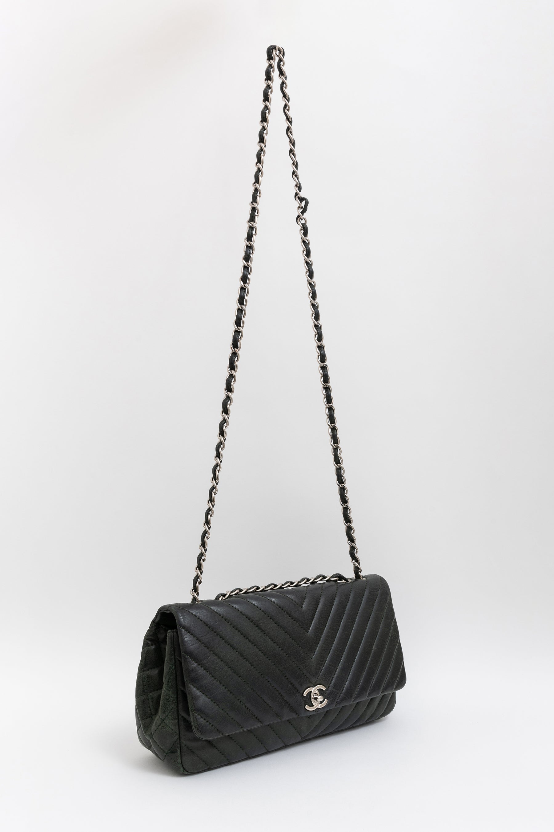 Chevron Flap Bag