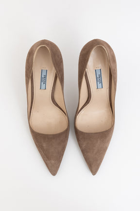 Suede Pointed Pump