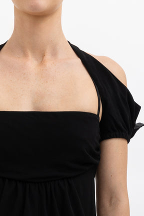 Cut Out Shoulder Top