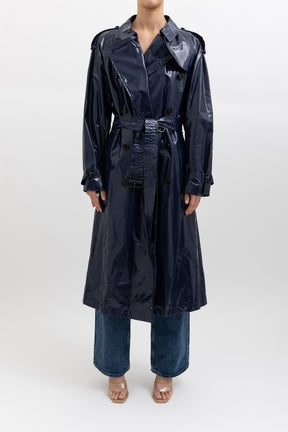 Coated Trench Coat