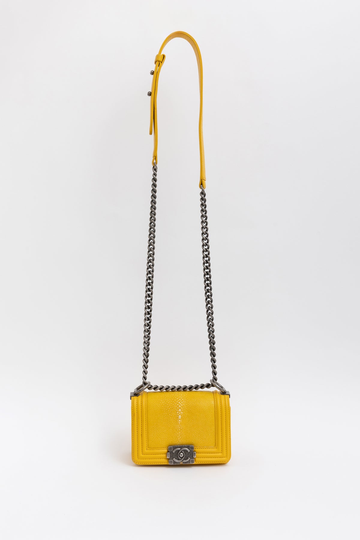 Galuchat Mini Boy Bag