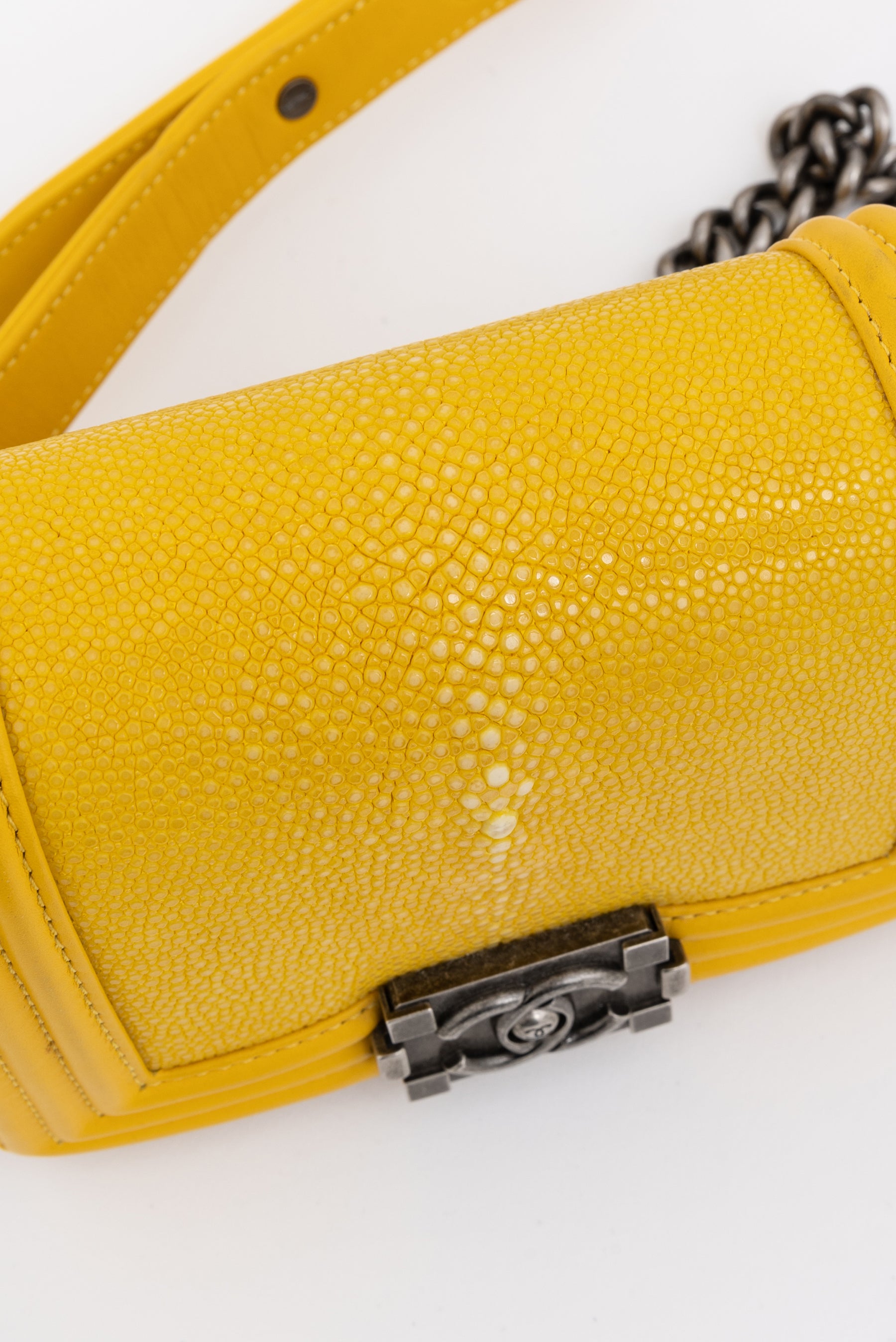 Galuchat Mini Boy Bag