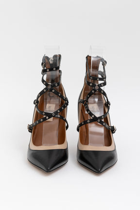 Eyelet Cage Heels