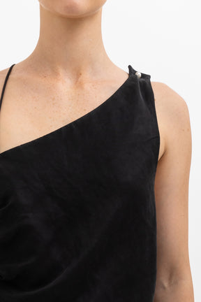 Allure Black Draped Cami