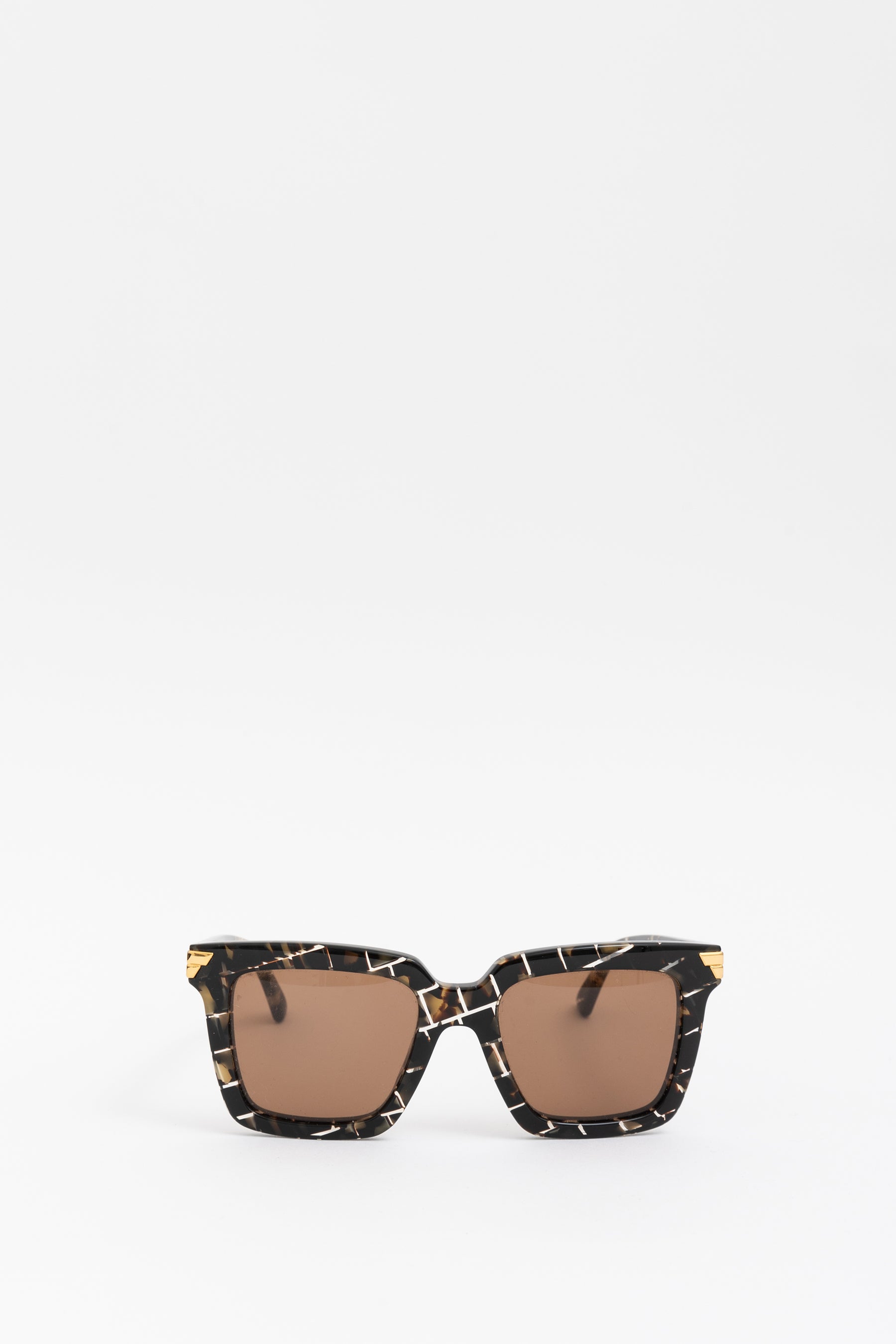 Tortoishell Square Frame Sunglasses