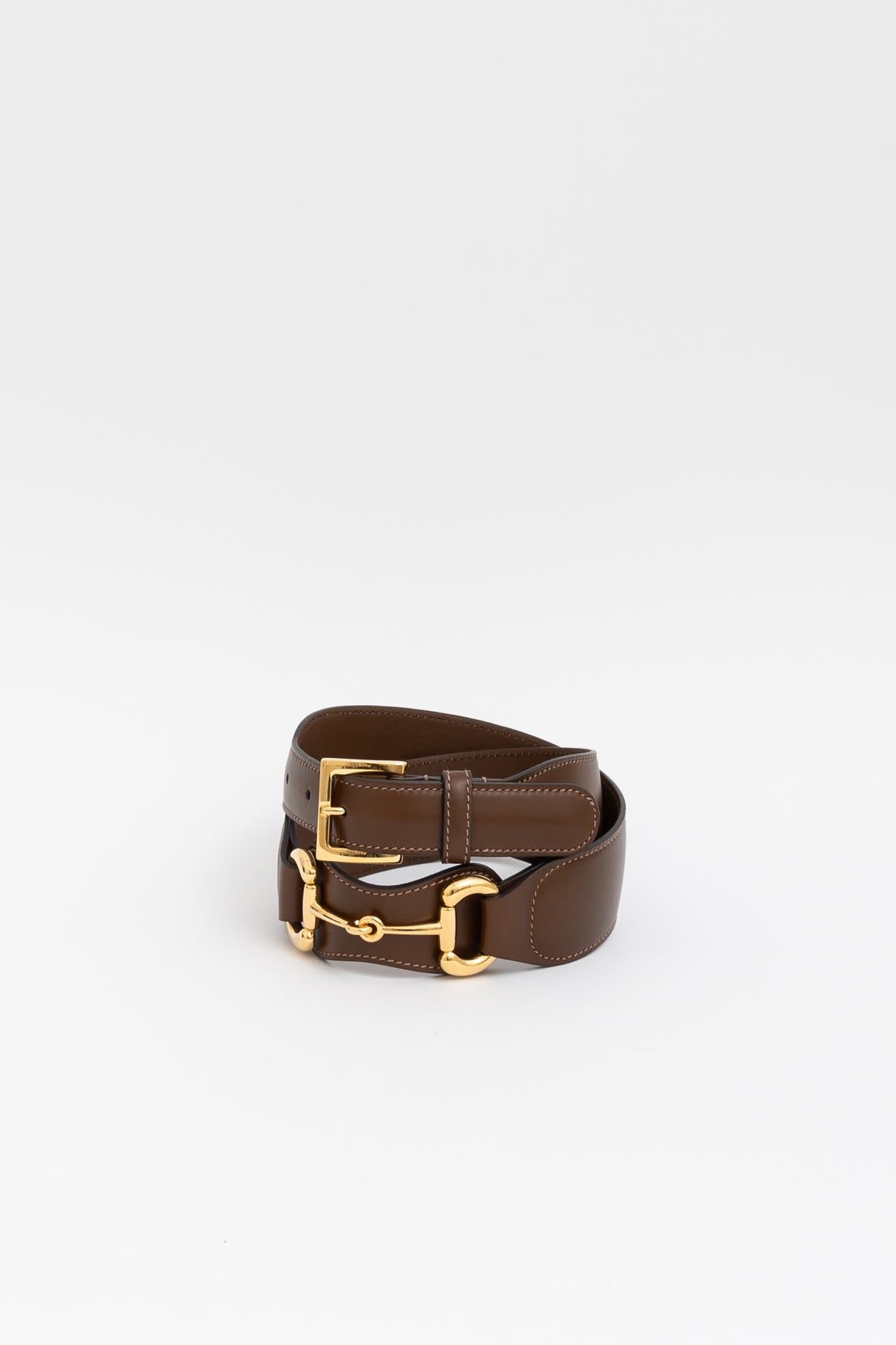 Horsebit Leather Belt