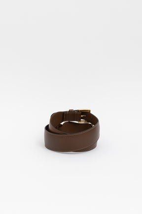 Horsebit Leather Belt