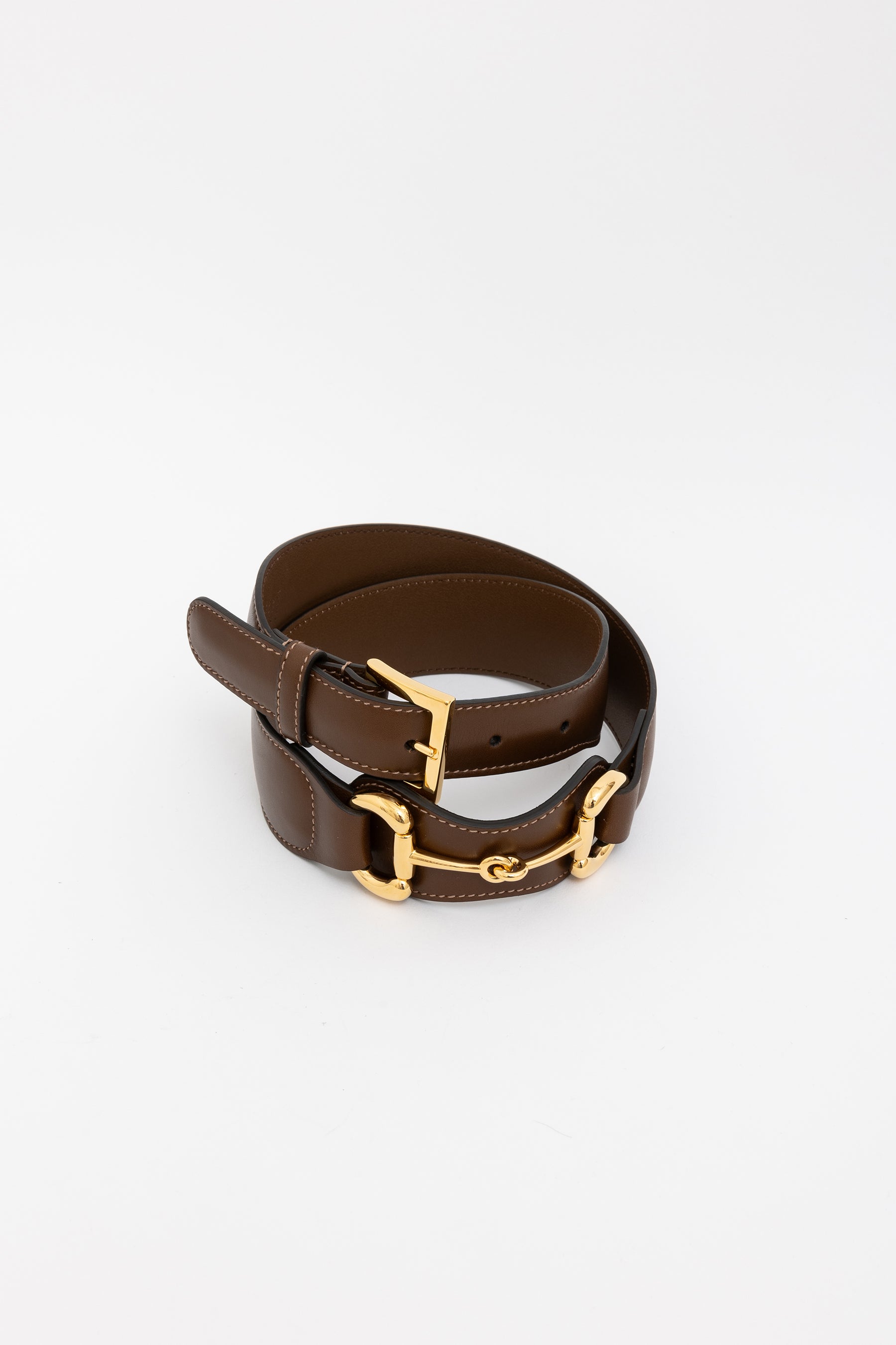 Horsebit Leather Belt