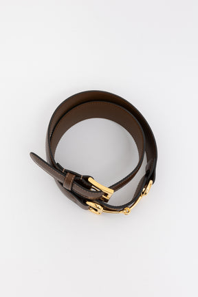 Horsebit Leather Belt