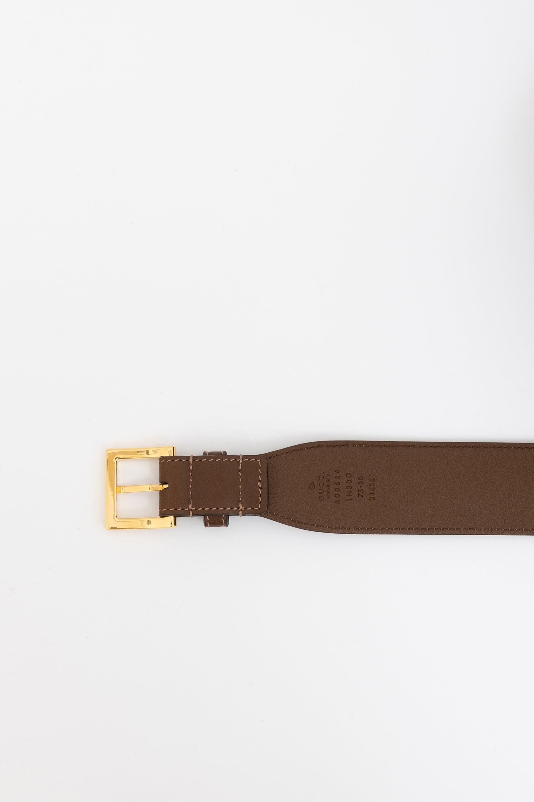 Horsebit Leather Belt