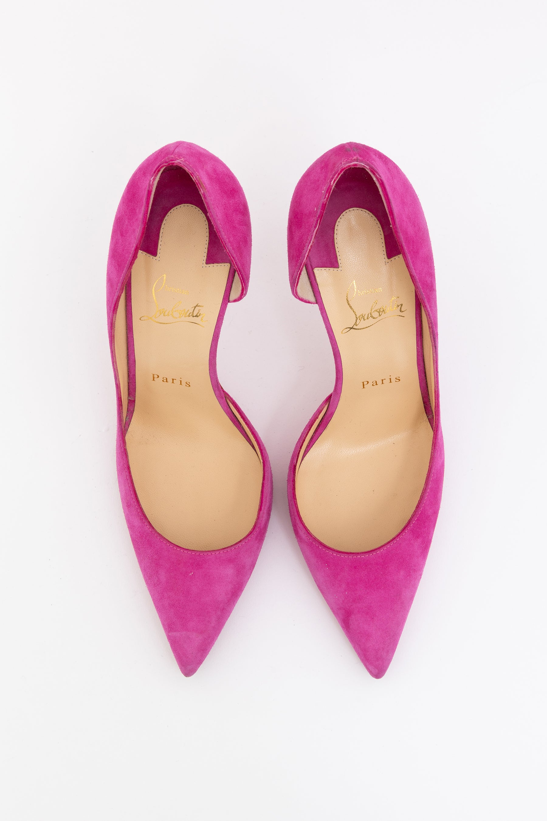 Suede Pointed Pumps