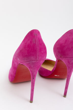 Suede Pointed Pumps